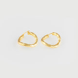 PENDIENTES BRAIDED HOOP GOLD